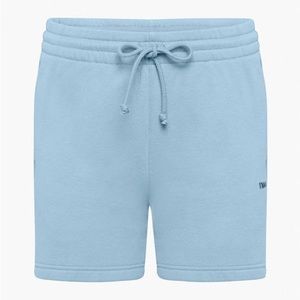 TNA cozy fleece sweatshort, 5”, blue, medium